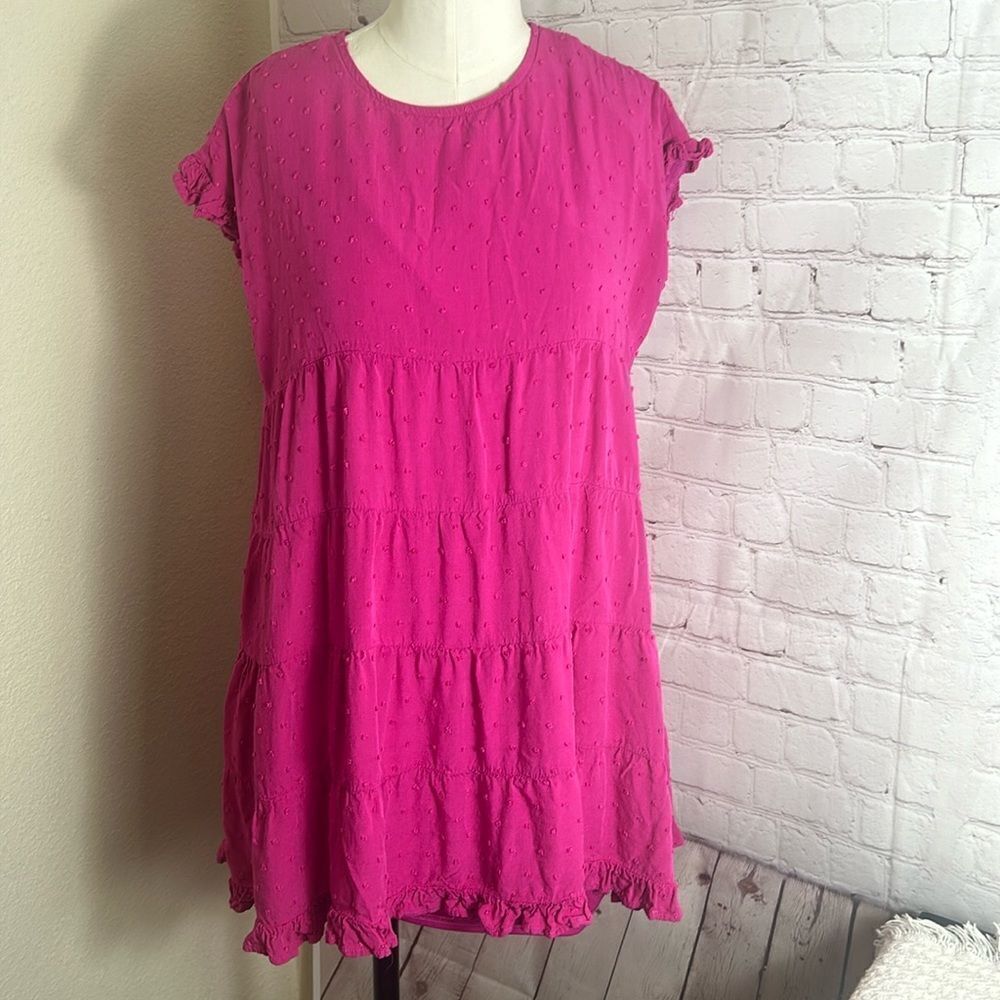 Blue Rain pink dress